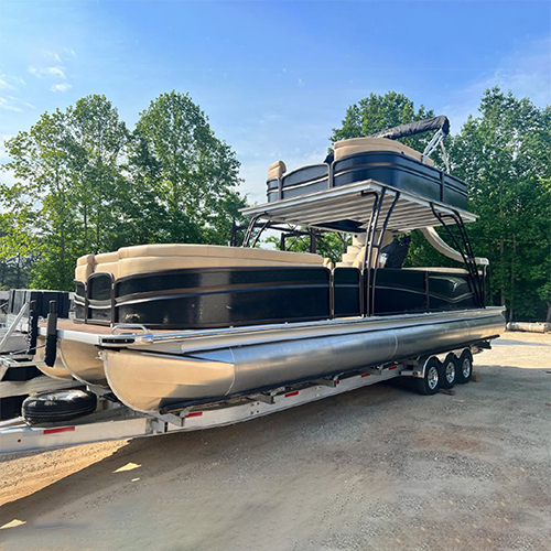 25FT Double Layer Pontoon Boat