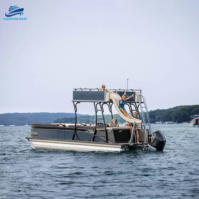 27FT Double Layer Pontoon Boat 