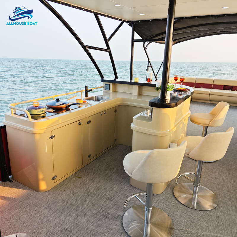 38FT Double Layer Pontoon Boat