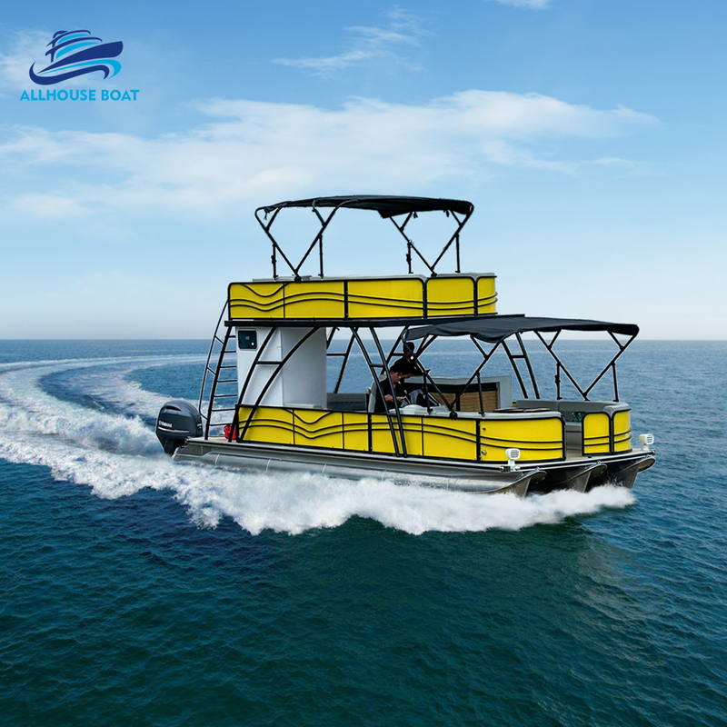 30FT Double Layer Pontoon Boat