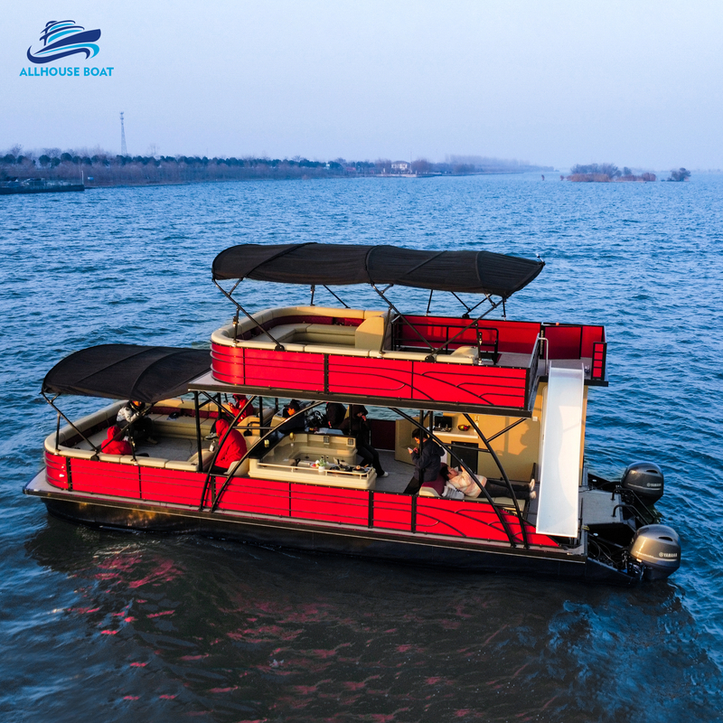 38FT Double Layer Pontoon Boat