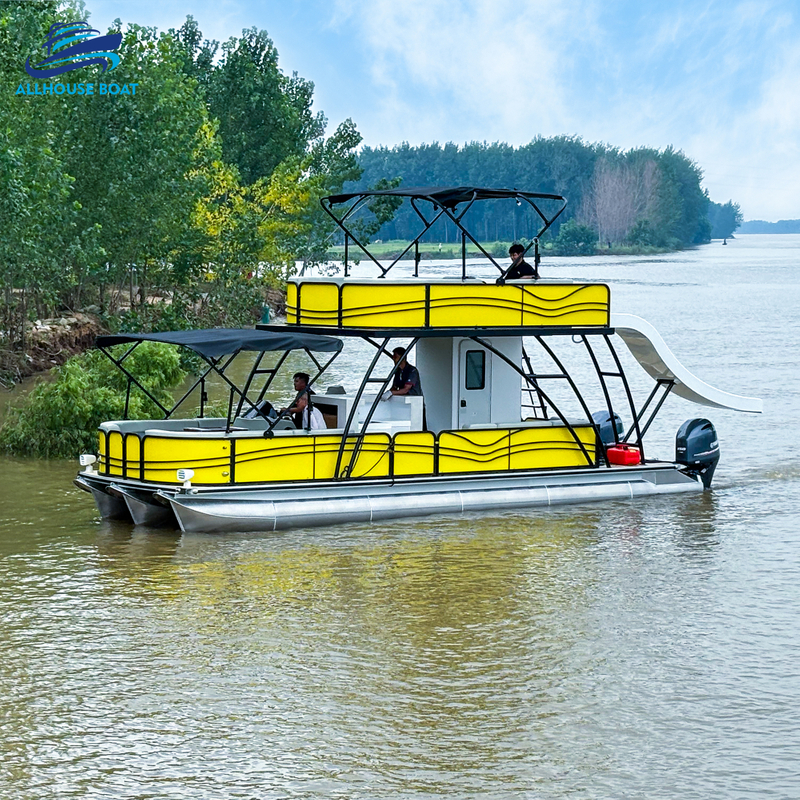 30FT Double Layer Pontoon Boat