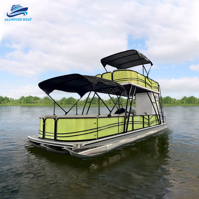 30FT Double Layer Pontoon Boat