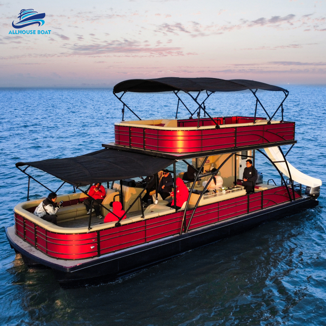 38FT Double Layer Pontoon Boat