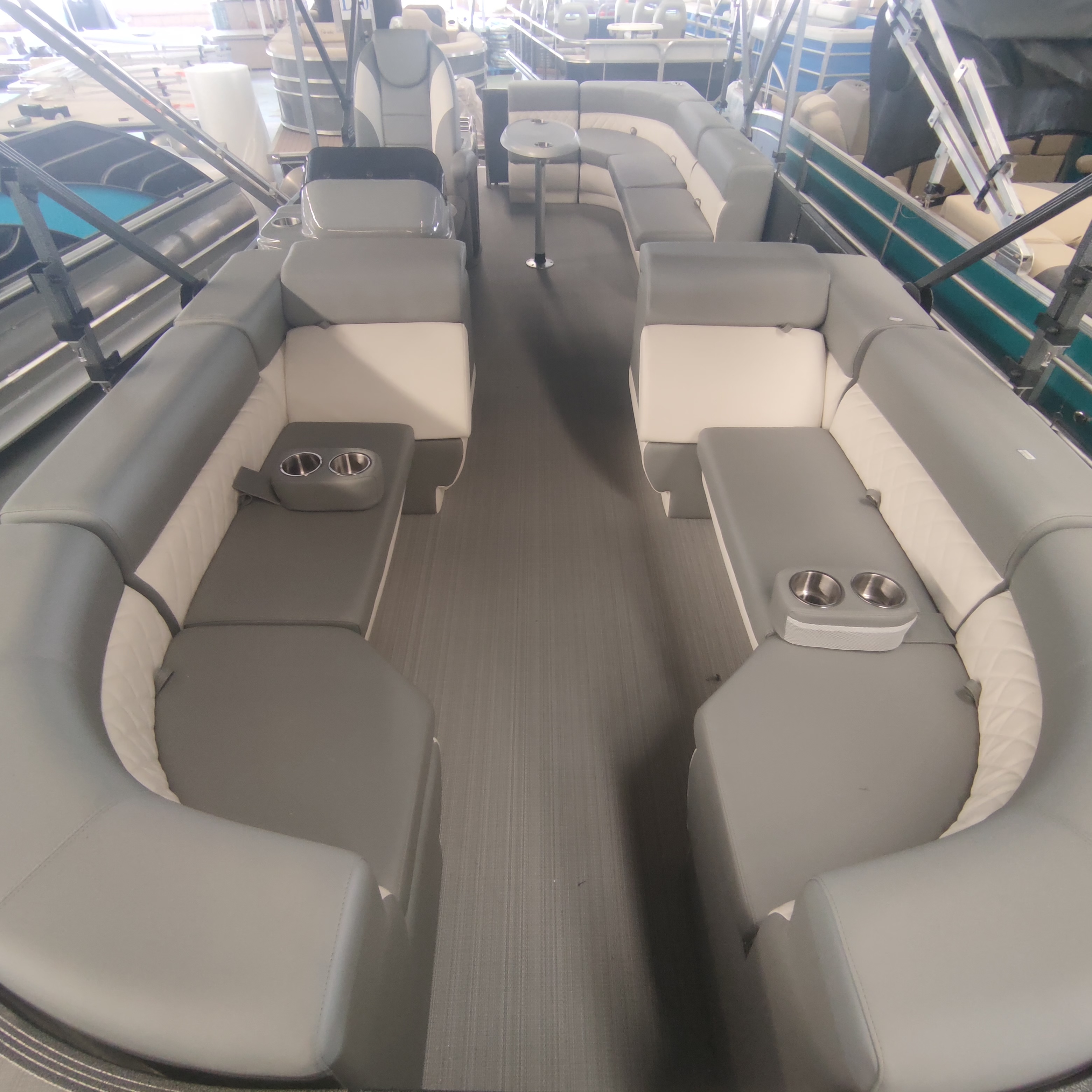 27FT Double Layer Pontoon Boat 